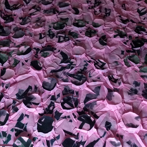 Pink Ruffled Scarf - Picture 1 of 5
